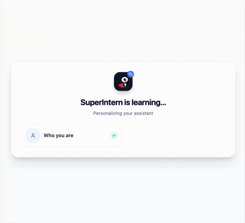 SuperIntern rules dashboard for real estate email automation